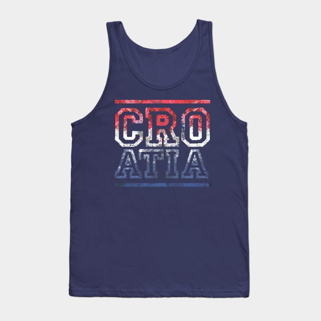 Croatia World Cup Soccer Tank Top by Issho Ni